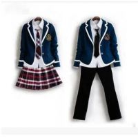 英伦学院风校服套装男女春秋季高中学生合唱服演出服韩版学生套装
