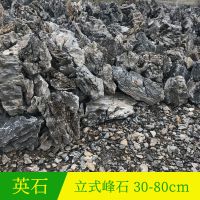 供应庭院假山造景英石 灰黑色天然风化带沟壑纹理