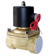 UD-06黄铜直通电磁阀 二位二通电磁阀 控制水用电磁阀 排水电磁阀 小型直动式 二位二通常闭型电磁