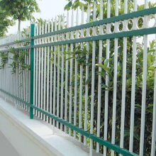 围墙护栏 围栏栅栏 铁艺围栏 庭院花园栅栏 别墅学校锌钢栏杆 可定制