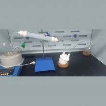 新能源光伏实验用聚四氟乙烯溢流釜多颈蒸馏瓶耐强酸反应烧瓶