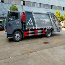东风天锦18立方黄牌压缩垃圾车 大型半挂垃圾转运车购买地址