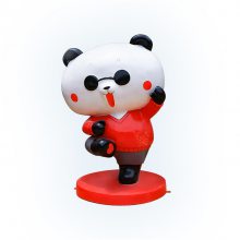 江门玻璃钢熊猫雕塑 新年吉祥物熊猫雕塑