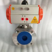 DN80气动薄型球阀 不锈钢薄型球阀 对夹式铸钢薄型法兰球阀Q671F-16C