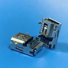 MINI DP沉板母座 迷你20P 沉板DIP+SMT插座 DispalyPort 20P 音频插座