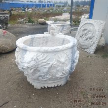 浮雕水缸 青石鱼缸 雕塑厂家定制