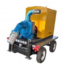 柴油泵车 柴油机水泵机组 防汛排污移动泵