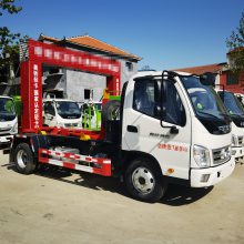 国六勾臂车5方8方 生活垃圾处理勾臂垃圾车 配套规格5方垃圾箱