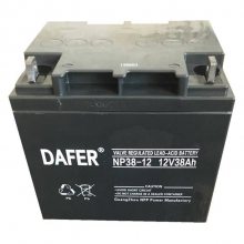 DAFER德富力蓄电池NP24-12阀控式铅酸蓄电池12V24AH UPS/EPS电源