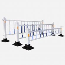 市政施工护栏 人行道隔离防护栅栏 夜间反光道路围栏