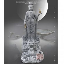 供应花岗岩33体观音石雕全集 三十三体观音雕像 泉臻石刻