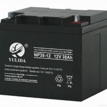 YULIDA宇力达蓄电池NP38-12密闭阀控式12V38AH汽车船舶启动电瓶