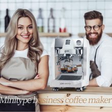 格米莱商用意式半自动咖啡机4孔蒸汽式打奶泡家用奶茶店