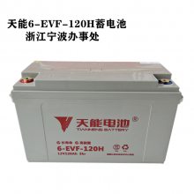天能6EVF120H蓄电池观光巡逻车电动叉车洗扫地机汽车电瓶