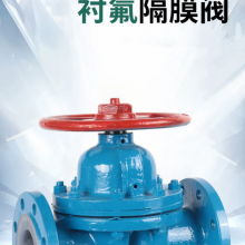 南高生产EG41F46-10C DN25铸钢法兰式衬胶隔膜阀关闭力矩小