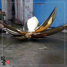 锻打双曲面304不锈钢喷水海豚雕塑广东生产制作安装配套齐全厂家