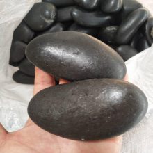 北京3-5公分黑色抛光鹅卵石的 永顺黑色鹅卵石
