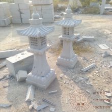 石雕石灯 仿古石灯笼 方形石灯