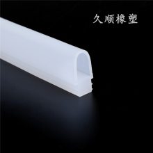 供应久顺 耐高温硅胶密封条安徽 彩色实心硅胶条 防水硅胶密封条