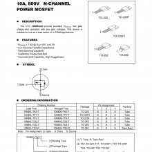 UTC˳ 10N80L-CQ NMOSFET TO-220F1װ