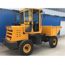 18马力柴油四轮蹦蹦车 建筑工程养殖场前卸式翻斗车