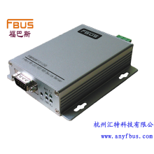 杭州FBUS 工业级1路RS-232转以太网串口服务器 12-48v输入FBPORT2100