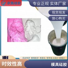 砂岩雕塑工艺品模具胶 白色半透明 寿命长易翻模