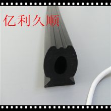 供应三元乙丙U型橡胶条 EPDM发泡胶条 U形防撞海绵密封条厂家