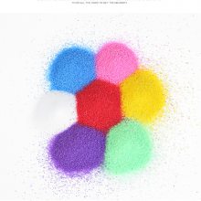 环氧地坪彩砂 华朗矿业 加工定制 环氧彩砂用作防火涂料 厂家直销