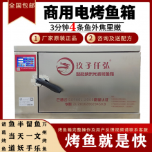 玖子仟弘电烤鱼箱 商用电烤炉 双层220V 多功能烤箱