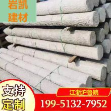 河道水泥仿木桩景区景观河岸护岸仿松木桩混凝土加筋实心构造