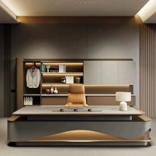 江西老板桌办公桌简约现代董事长大班台办公家具总裁桌椅定制