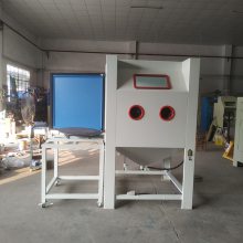 小型手动推车喷砂机 灯具模具表面美化