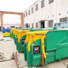 轨道式移动液压垃圾压缩中转站是什么