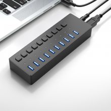 博德越10口USB-B to USB3.0集线器电脑笔记本扩展坞