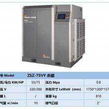 永磁变频螺杆空压机 机械设备动力系统 双级节能气泵