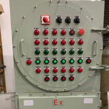 浙江中木定制防爆操作柱按钮箱/壁挂式操作箱按钮盒接线箱就地控制箱立式