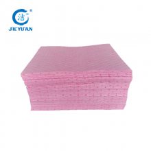 洁源CP2001X粉色2MM厚酸性液体吸附片100片/箱化学品吸附棉