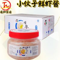 小伙子鲜虾酱500g*24罐 腌制韩国泡菜调料 韩式辣白菜调味品