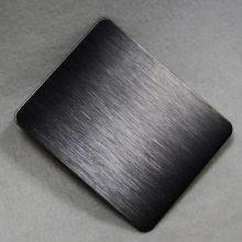 粗叠纹黑钛金不锈钢图片 304拉丝不锈钢彩色板