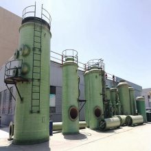 隧道窑 化工厂除尘酸雾吸收塔 玻璃钢双碱法脱硫塔可设计定做包安装