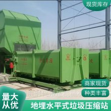 绵阳成都都江堰地区采购 地埋式水平式垃圾压缩机（站/箱）请找泸州德胜厂
