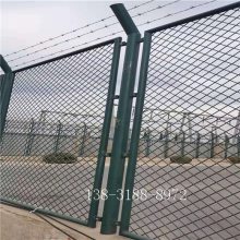 青海海南自贸区菱形孔围网-海关钢丝护栏