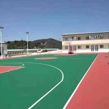 优胜镇篮球场施工-荣健体育-塑胶篮球场施工报价