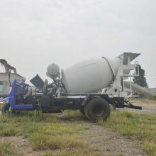 小型三轮车底盘搅拌车 五征三轮搅拌罐车 混凝土运输三轮搅拌车