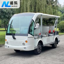四川诺乐8座电动观光车厂家直销 超长续航公园游览车景区旅游电动观光车