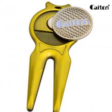 金属高尔夫球叉golf高尔夫球tee球标球钉果岭叉帽夹用品配件礼品