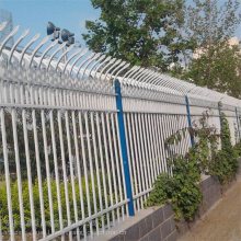 小区方管护栏 锌钢围墙栏杆 双向弯头护栏