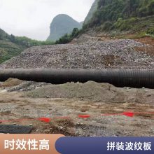 博楚拼装波纹涵管 镀锌螺旋大口径钢制管 涵洞排水管