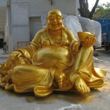 四川贴金箔如来佛祖雕像 玻璃钢坐像观音菩萨雕塑